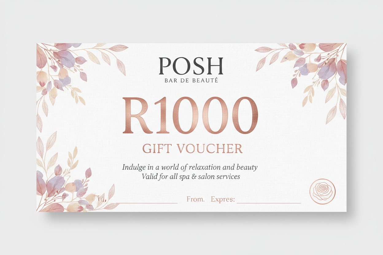 R1000 GIFT VOUCHER AT POSH BAR DE BAUTE